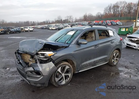2016 Hyundai Tucson Sport z USA, uszkodzony, nr VIN KM8J3CA2XGU169308